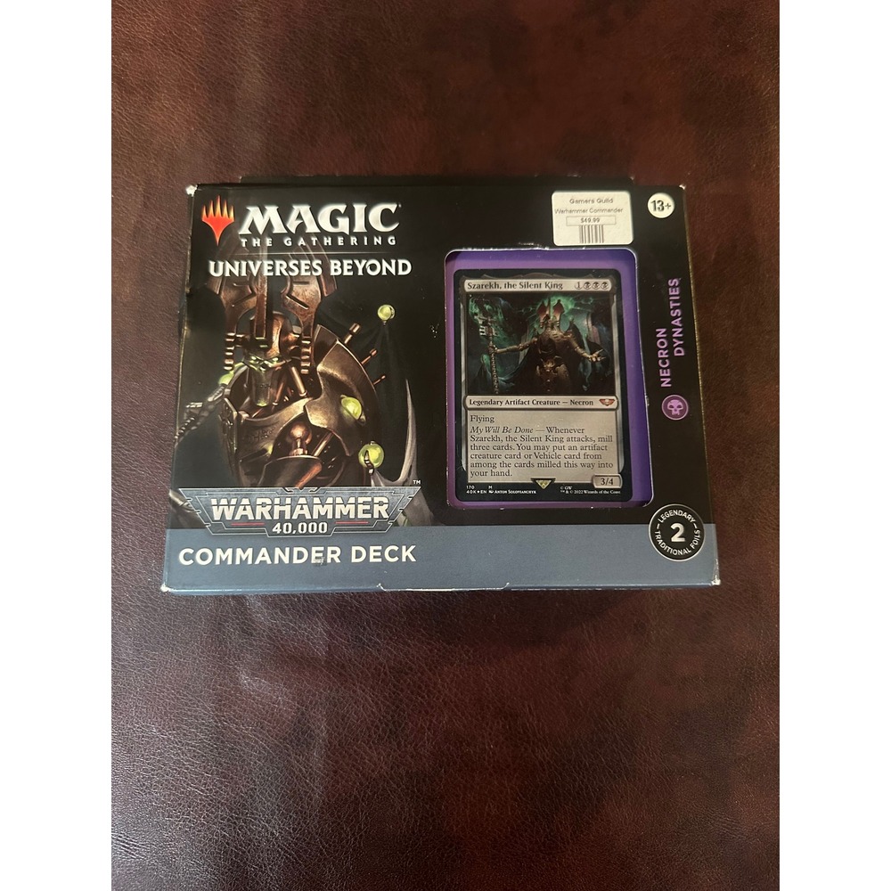 Magic The Gathering Warhammer 40k Necron Dynasties Commander Deck MTG Sealed